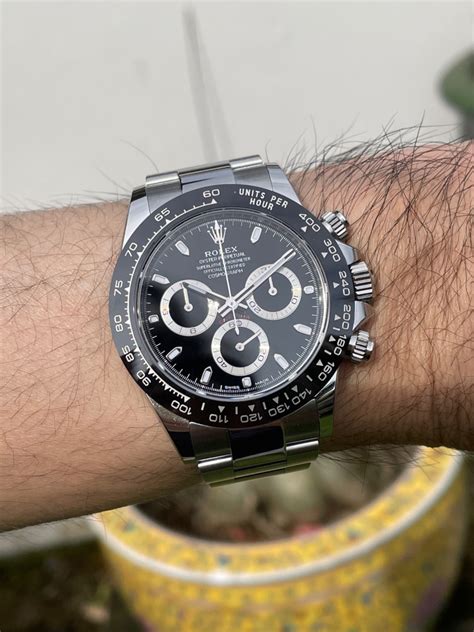 rolex ceramic daytona lume shot|Rolex Daytona ref. 116500LN review .